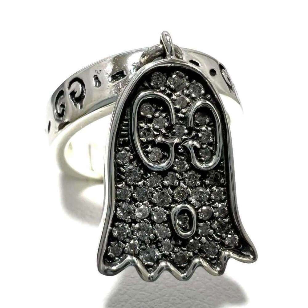 GUCCI Silver Diamond Ring